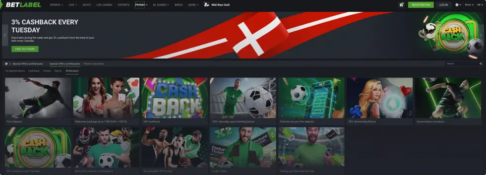 BetLabel online